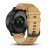 Часы с трекером активности Garmin VivoMove HR Premium, черные, кожа светло-коричн.