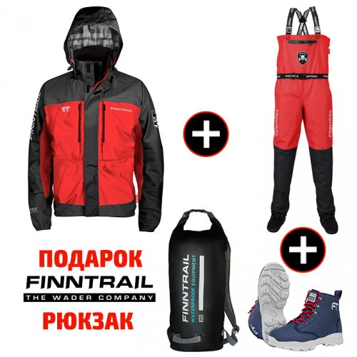 Комплект забродной экипировки для подростков и женщин Finntrail Alex-Shooter-Urban Light Blue
