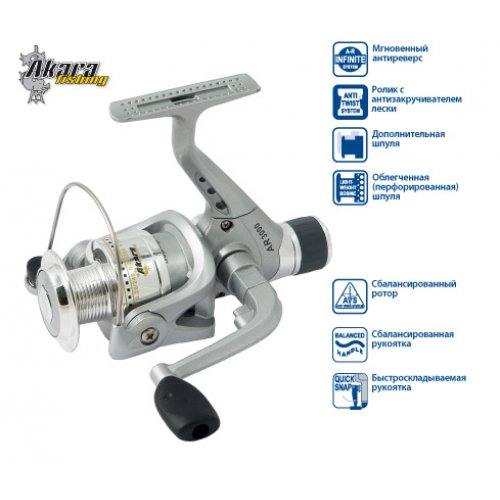 Катушка безынерционная Akara AR 3000A