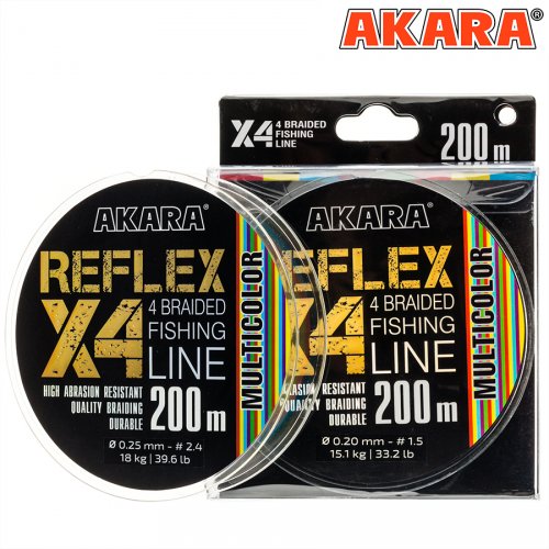 Шнур Akara Reflex Multicolor 200 м