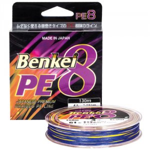 Шнур Benkei PE8 130м 6 цветов