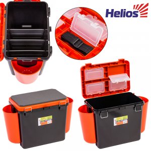Ящик зимний Helios FishBox 19 л односекционный оранжевый