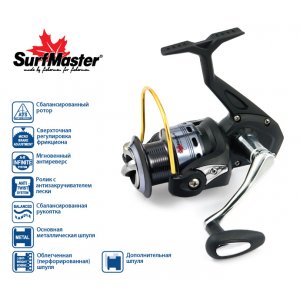Катушка безынерционная Surf Master - Excia FD