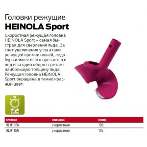 Головка режущая Heinola SpeedRun Sport 115мм