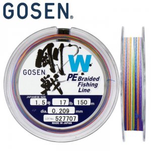 Шнур Gosen W4 braid Multi Color 150м
