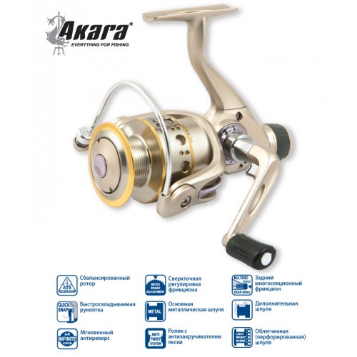 Катушка безынерционная Akara Galant RD