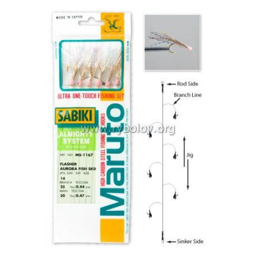 Сабик Maruto 1167 Flasher Fish Skin