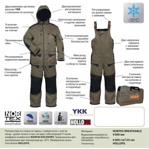 Костюм зимний Norfin Discovery