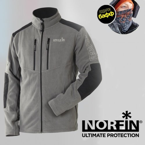 Джемпер флис. Norfin Glacier Gray