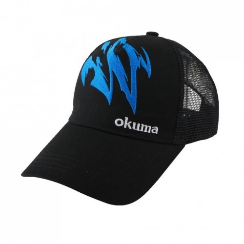 Кепка Okuma Черная с сеткой