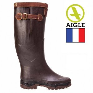 Сапоги Aigle Parcours 2 Signature с кожей