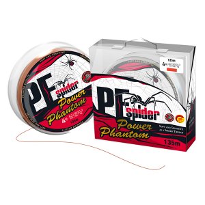 Шнур Power Phantom 8X PE Spider оранжевый 135м
