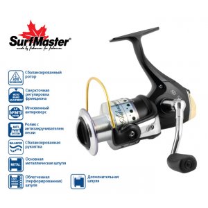Катушка безынерционная Surf Master Advance
