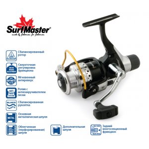 Катушка безынерционная Surf Master Genetic