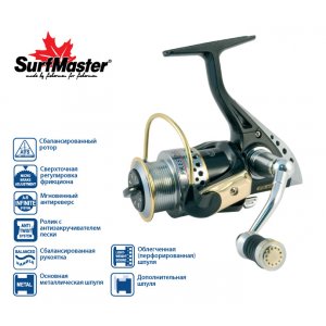 Катушка безынерционная Surf Master Prestige
