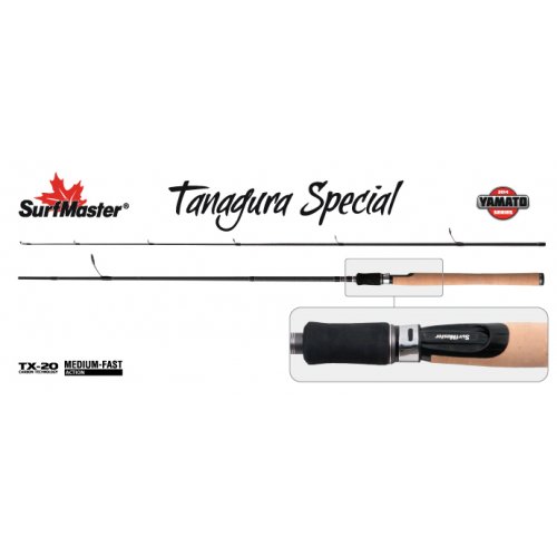 Спиннинг штекерный угольный 2 колена Surf Master YS5005 Yamato Series Tanagura Special TX-20