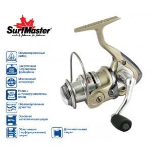 Катушка безынерционная Surf Master Tournament FD