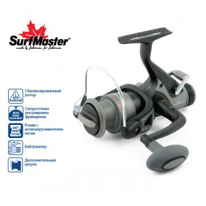 Катушка безынерционная Surf Master Apollo APL с байтраннером