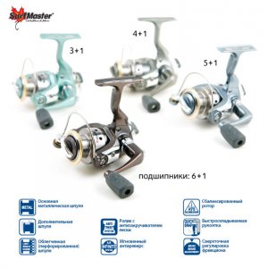 Катушка безынерционная Surf Master TC05