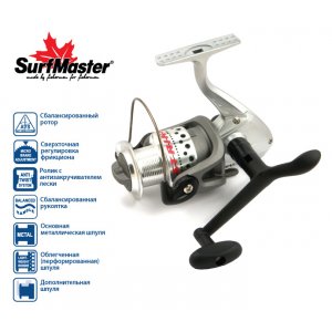 Катушка безынерционная Surf Master Strike FD