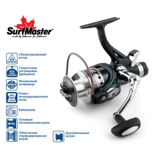 Катушка безынерционная Surf Master Legend Carp BL
