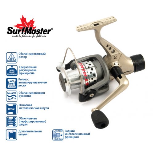 Катушка безынерционная Surf Master Strike RD