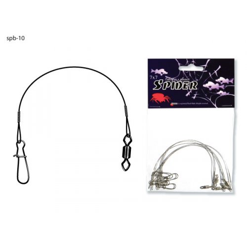 Поводок Spider 7х7 SPB-10 8кг 15см clear