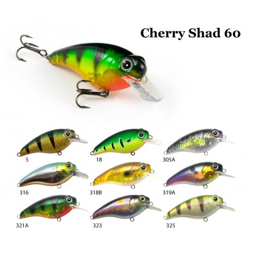 Воблер RAIDEN Cherry Shad 60