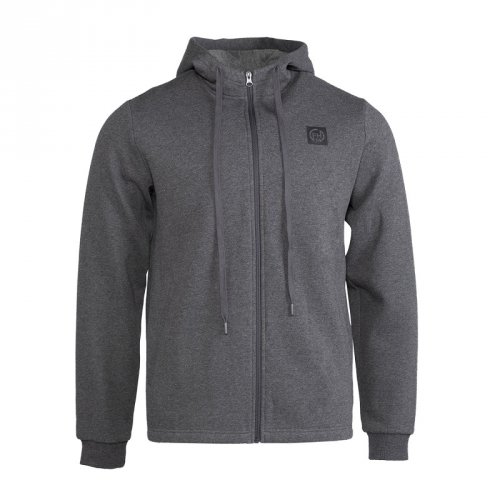 Худи FHM Wave zip темно-серое