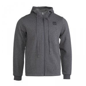Худи FHM Wave zip темно-серое